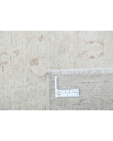 Serenity 3' 1" X 10' 1" Hand Knotted Wool Rug 3' 1" X 10' 1" (94 X 307) / Ivory / Wool