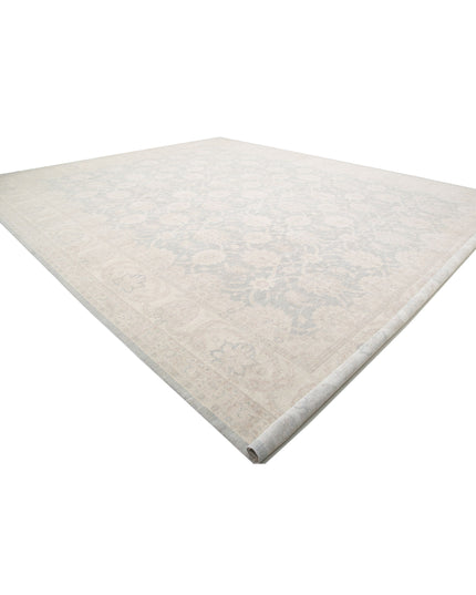 Serenity 17' 8" X 22' 0" Hand Knotted Wool Rug 17' 8" X 22' 0" (539 X 671) / Grey / Wool