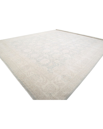 Serenity 17' 8" X 22' 0" Hand Knotted Wool Rug 17' 8" X 22' 0" (539 X 671) / Grey / Wool
