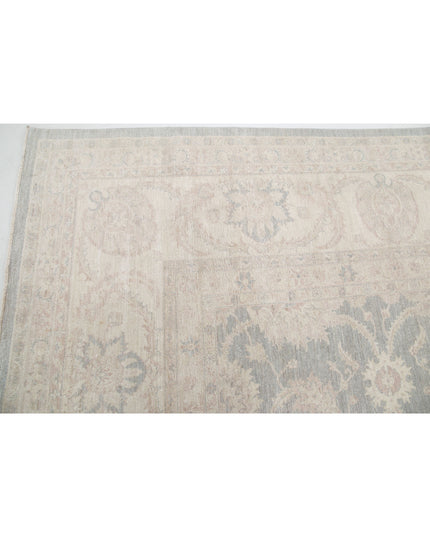 Serenity 17' 8" X 22' 0" Hand Knotted Wool Rug 17' 8" X 22' 0" (539 X 671) / Grey / Wool