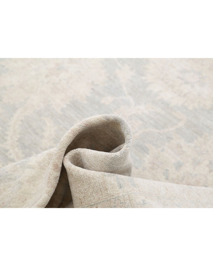 Serenity 17' 8" X 22' 0" Hand Knotted Wool Rug 17' 8" X 22' 0" (539 X 671) / Grey / Wool