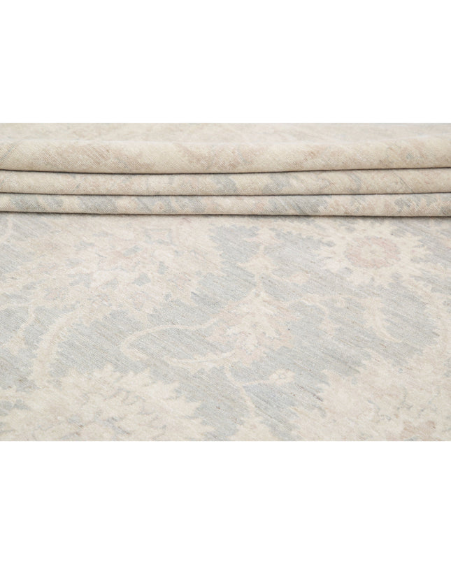 Serenity 17' 8" X 22' 0" Hand Knotted Wool Rug 17' 8" X 22' 0" (539 X 671) / Grey / Wool