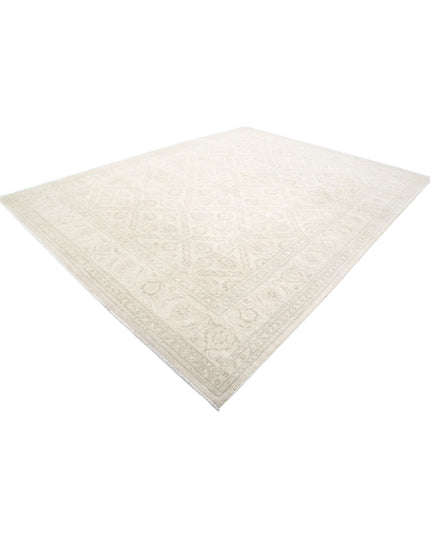 Serenity 9' 9" X 12' 10" Hand Knotted Wool Rug 9' 9" X 12' 10" (297 X 391) / Ivory / Wool