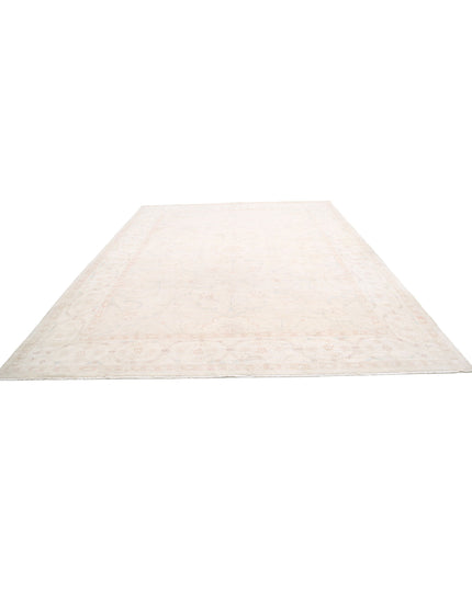 Serenity 10' 4" X 13' 7" Hand Knotted Wool Rug 10' 4" X 13' 7" (315 X 414) / Ivory / Wool