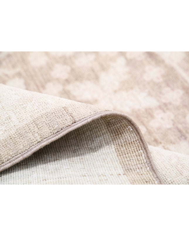 Serenity 9' 6" X 13' 8" Hand Knotted Wool Rug 9' 6" X 13' 8" (290 X 417) / Brown / Wool