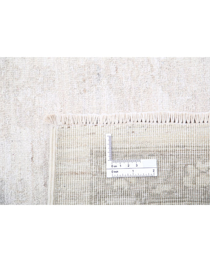 Serenity 10' 2" X 13' 4" Hand Knotted Wool Rug 10' 2" X 13' 4" (310 X 406) / Ivory / Wool