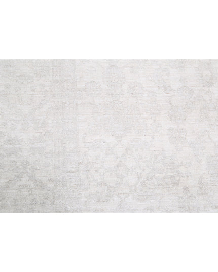 Serenity 10' 2" X 13' 4" Hand Knotted Wool Rug 10' 2" X 13' 4" (310 X 406) / Ivory / Wool
