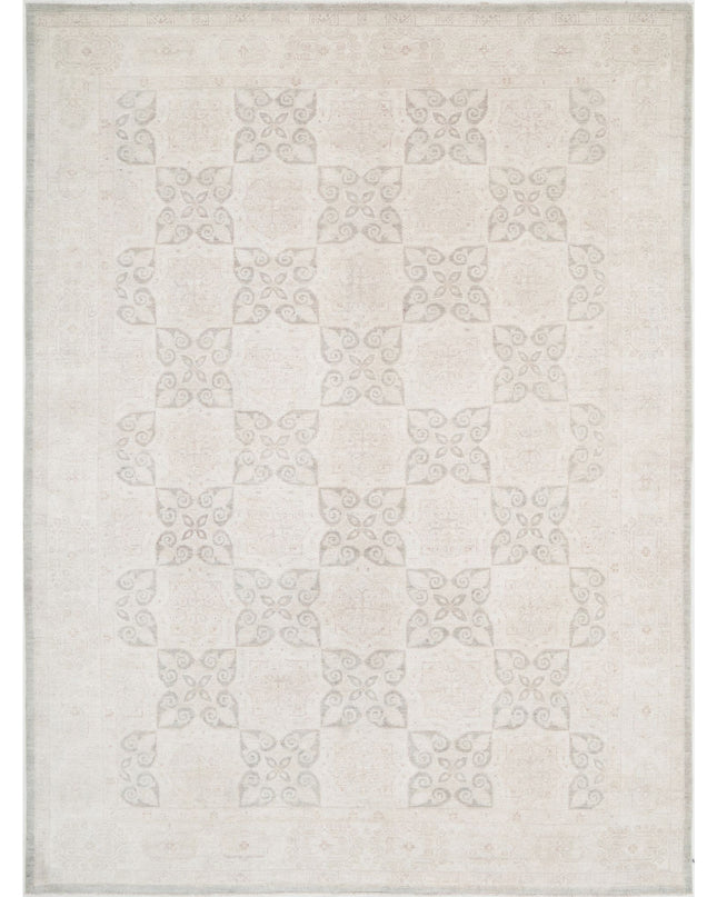 Serenity 9' 10" X 13' 5" Hand Knotted Wool Rug 9' 10" X 13' 5" (300 X 409) / Taupe / Wool
