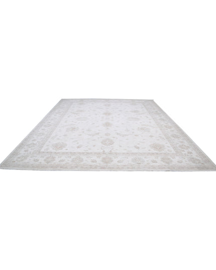 Serenity 11' 4" X 14' 0" Hand Knotted Wool Rug 11' 4" X 14' 0" (345 X 427) / Ivory / Wool