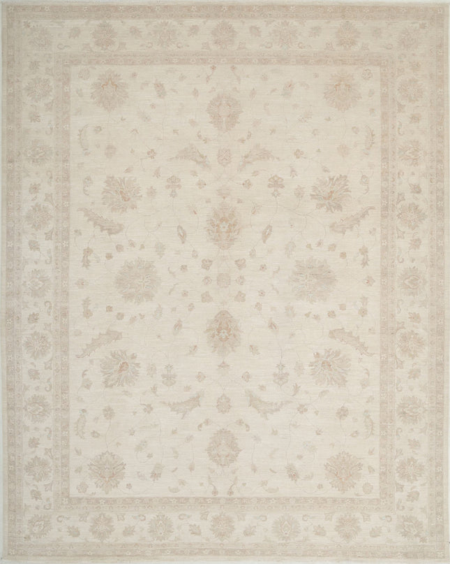 Serenity 11' 4" X 14' 0" Hand Knotted Wool Rug 11' 4" X 14' 0" (345 X 427) / Ivory / Wool
