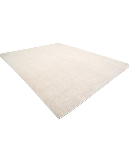 Serenity 11' 9" X 14' 3" Hand Knotted Wool Rug 11' 9" X 14' 3" (358 X 434) / Ivory / Wool
