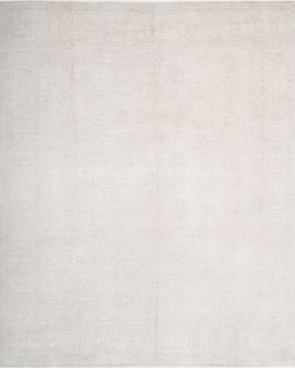 Serenity 11' 9" X 14' 3" Hand Knotted Wool Rug 11' 9" X 14' 3" (358 X 434) / Ivory / Wool