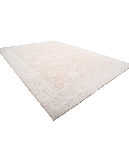 Serenity 12' 10" X 18' 3" Hand Knotted Wool Rug 12' 10" X 18' 3" (391 X 556) / Taupe / Wool