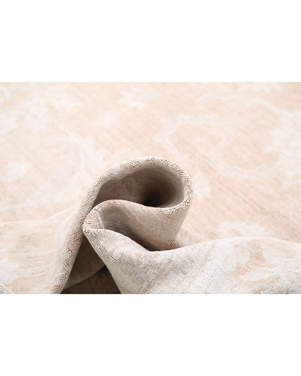 Serenity 12' 10" X 18' 3" Hand Knotted Wool Rug 12' 10" X 18' 3" (391 X 556) / Taupe / Wool