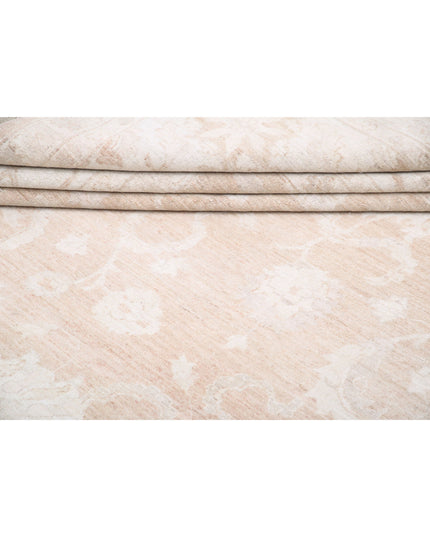 Serenity 12' 10" X 18' 3" Hand Knotted Wool Rug 12' 10" X 18' 3" (391 X 556) / Taupe / Wool