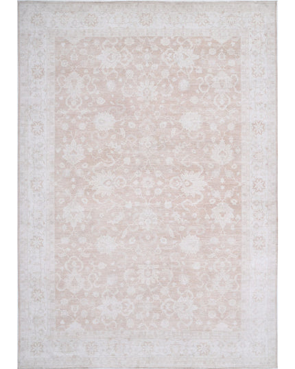 Serenity 12' 10" X 18' 3" Hand Knotted Wool Rug 12' 10" X 18' 3" (391 X 556) / Taupe / Wool