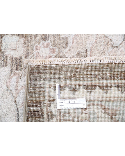 Serenity 12' 10" X 18' 10" Hand Knotted Wool Rug 12' 10" X 18' 10" (391 X 574) / Brown / Wool