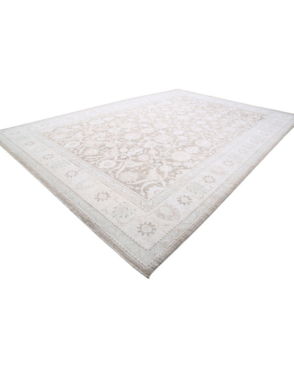 Serenity 12' 10" X 18' 10" Hand Knotted Wool Rug 12' 10" X 18' 10" (391 X 574) / Brown / Wool