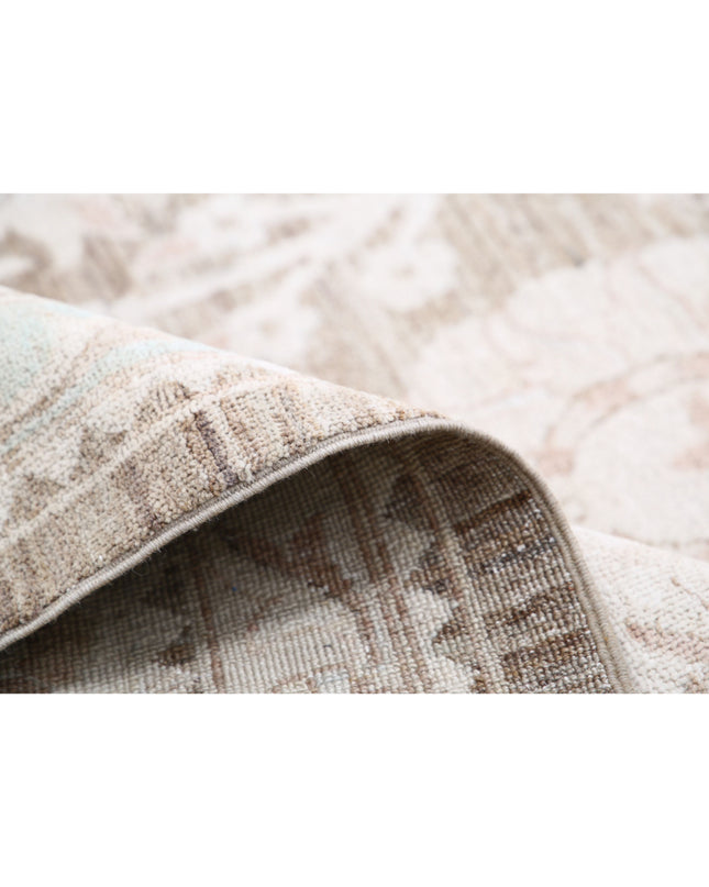 Serenity 12' 10" X 18' 10" Hand Knotted Wool Rug 12' 10" X 18' 10" (391 X 574) / Brown / Wool