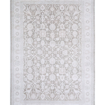 Serenity 12' 10" X 18' 10" Hand Knotted Wool Rug 12' 10" X 18' 10" (391 X 574) / Brown / Wool