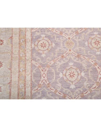 Serenity 13' 11" X 18' 9" Hand Knotted Wool Rug 13' 11" X 18' 9" (424 X 572) / Lilac / Wool