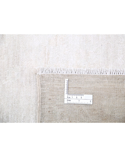 Serenity 14' 7" X 18' 11" Hand Knotted Wool Rug 14' 7" X 18' 11" (444 X 577) / Ivory / Wool