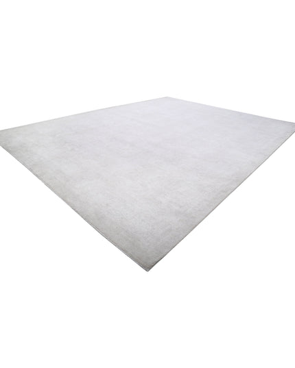 Serenity 14' 7" X 18' 11" Hand Knotted Wool Rug 14' 7" X 18' 11" (444 X 577) / Ivory / Wool