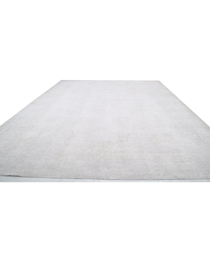 Serenity 14' 7" X 18' 11" Hand Knotted Wool Rug 14' 7" X 18' 11" (444 X 577) / Ivory / Wool