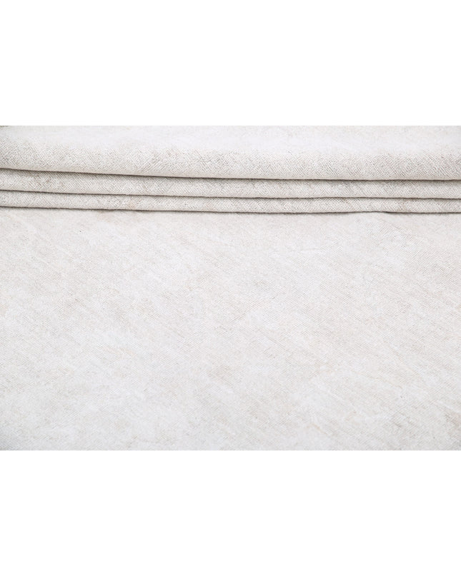 Serenity 14' 7" X 18' 11" Hand Knotted Wool Rug 14' 7" X 18' 11" (444 X 577) / Ivory / Wool