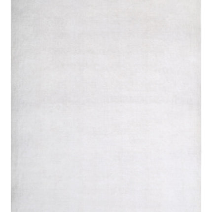 Serenity 14' 7" X 18' 11" Hand Knotted Wool Rug 14' 7" X 18' 11" (444 X 577) / Ivory / Wool