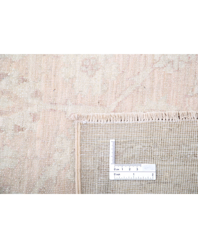 Serenity 3' 7" X 10' 1" Hand Knotted Wool Rug 3' 7" X 10' 1" (109 X 307) / Ivory / Wool