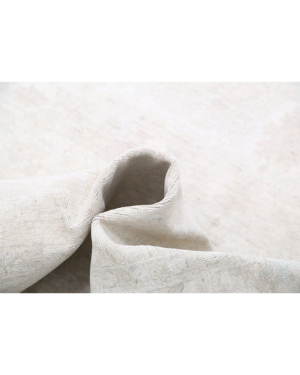 Serenity 3' 10" X 10' 6" Hand Knotted Wool Rug 3' 10" X 10' 6" (117 X 320) / Grey / Wool