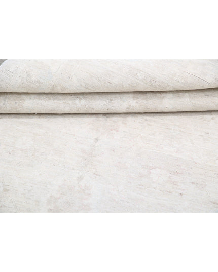 Serenity 3' 10" X 10' 6" Hand Knotted Wool Rug 3' 10" X 10' 6" (117 X 320) / Grey / Wool