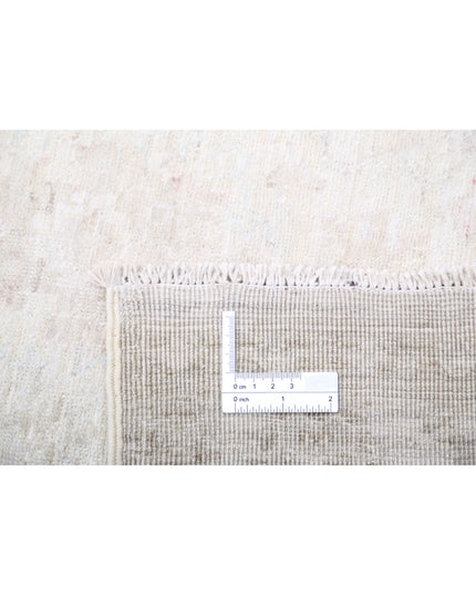 Serenity 3' 10" X 10' 6" Hand Knotted Wool Rug 3' 10" X 10' 6" (117 X 320) / Grey / Wool