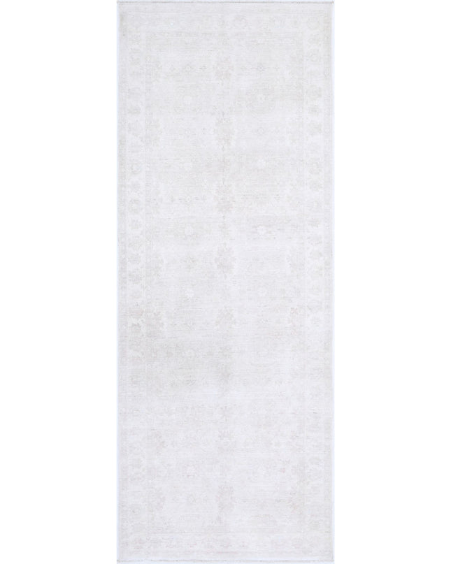 Serenity 3' 10" X 10' 6" Hand Knotted Wool Rug 3' 10" X 10' 6" (117 X 320) / Grey / Wool