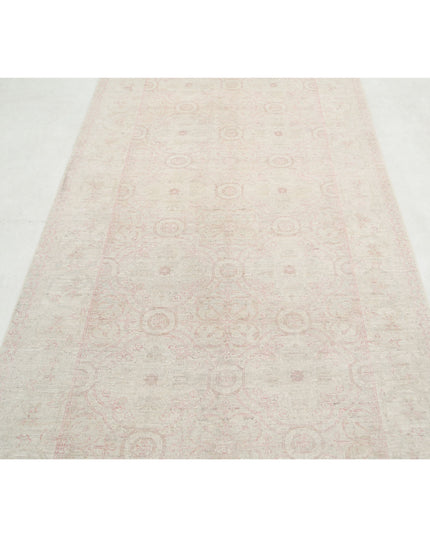 Serenity 3' 11" X 11' 0" Hand Knotted Wool Rug 3' 11" X 11' 0" (119 X 335) / Ivory / Wool