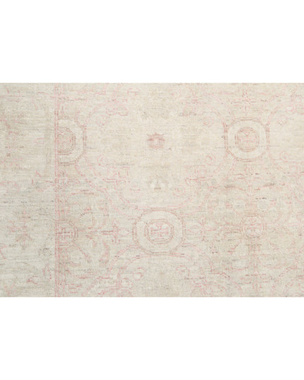 Serenity 3' 11" X 11' 0" Hand Knotted Wool Rug 3' 11" X 11' 0" (119 X 335) / Ivory / Wool