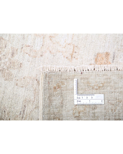 Serenity 4' 2" X 13' 5" Hand Knotted Wool Rug 4' 2" X 13' 5" (127 X 409) / Ivory / Wool