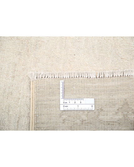 Serenity 5' 2" X 10' 6" Hand Knotted Wool Rug 5' 2" X 10' 6" (158 X 320) / Ivory / Wool