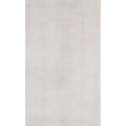 Serenity 5' 2" X 10' 6" Hand Knotted Wool Rug 5' 2" X 10' 6" (158 X 320) / Ivory / Wool