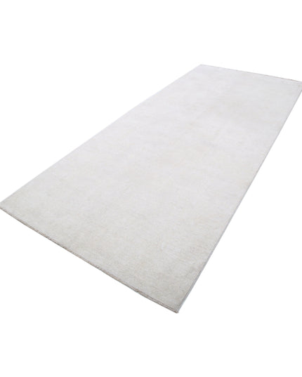 Serenity 4' 9" X 10' 9" Hand Knotted Wool Rug 4' 9" X 10' 9" (145 X 328) / Grey / Wool