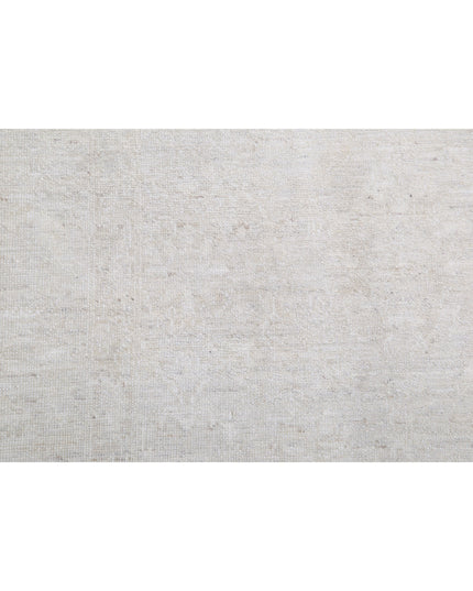 Serenity 4' 9" X 10' 9" Hand Knotted Wool Rug 4' 9" X 10' 9" (145 X 328) / Grey / Wool