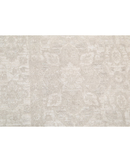Serenity 4' 9" X 14' 2" Hand Knotted Wool Rug 4' 9" X 14' 2" (145 X 432) / Ivory / Wool