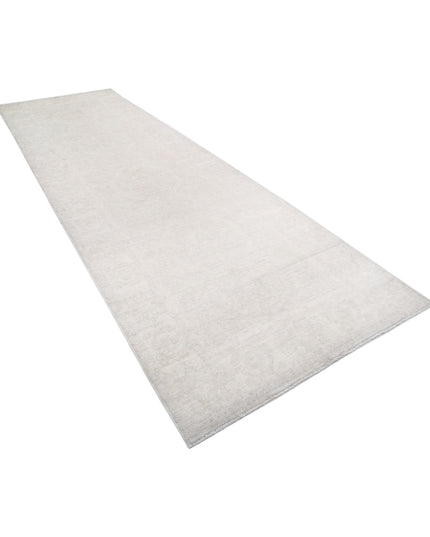 Serenity 4' 9" X 14' 8" Hand Knotted Wool Rug 4' 9" X 14' 8" (145 X 447) / Ivory / Wool
