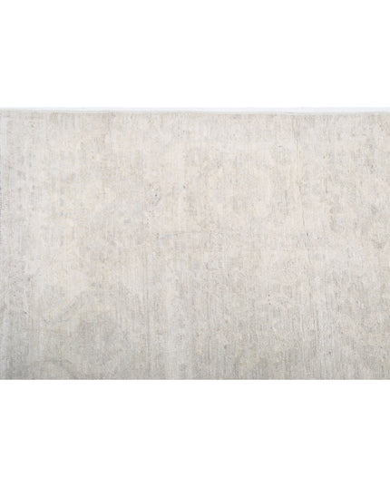 Serenity 4' 9" X 14' 8" Hand Knotted Wool Rug 4' 9" X 14' 8" (145 X 447) / Ivory / Wool