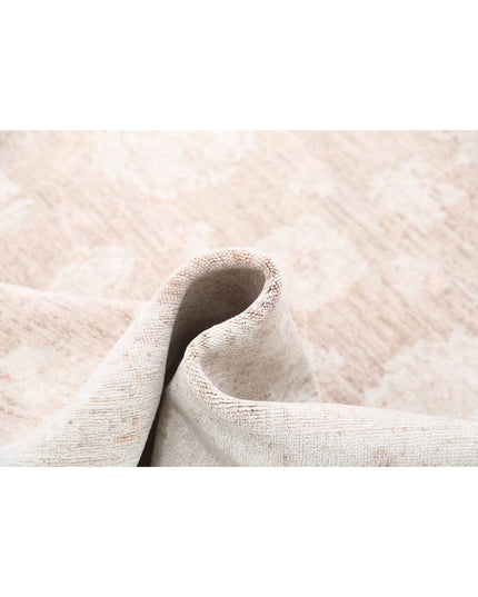 Serenity 5' 0" X 6' 5" Hand Knotted Wool Rug 5' 0" X 6' 5" (152 X 196) / Brown / Wool