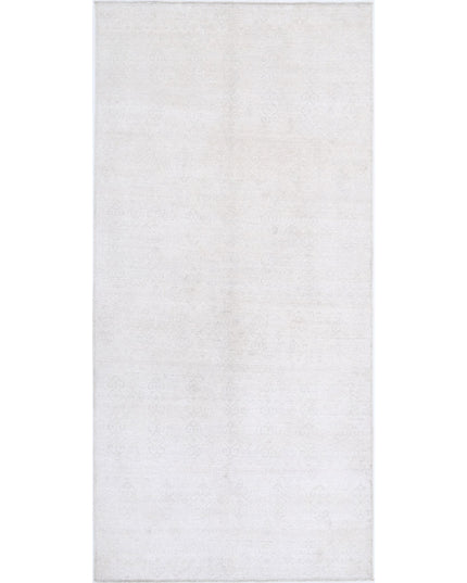 Serenity 4' 6" X 9' 6" Hand Knotted Wool Rug 4' 6" X 9' 6" (137 X 290) / Ivory / Wool