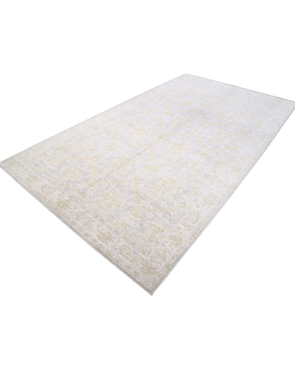 Serenity 6' 3" X 10' 9" Hand Knotted Wool Rug 6' 3" X 10' 9" (191 X 328) / Grey / Wool