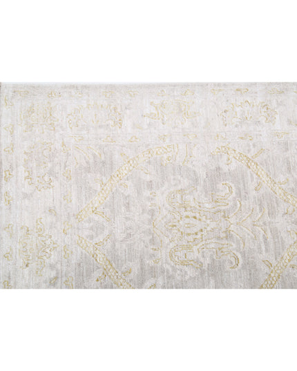 Serenity 6' 3" X 10' 9" Hand Knotted Wool Rug 6' 3" X 10' 9" (191 X 328) / Grey / Wool