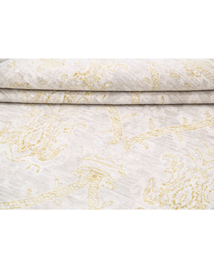 Serenity 6' 3" X 10' 9" Hand Knotted Wool Rug 6' 3" X 10' 9" (191 X 328) / Grey / Wool